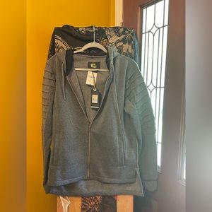 Grey Hooded Jacket